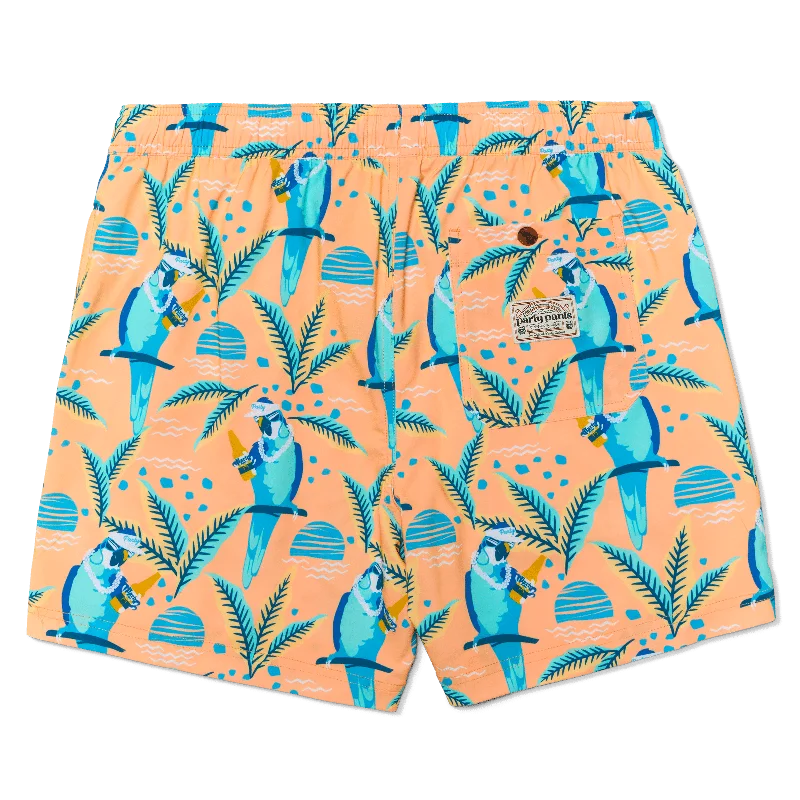 NICE BIRDIE PARTY STARTER SHORT - CORAL