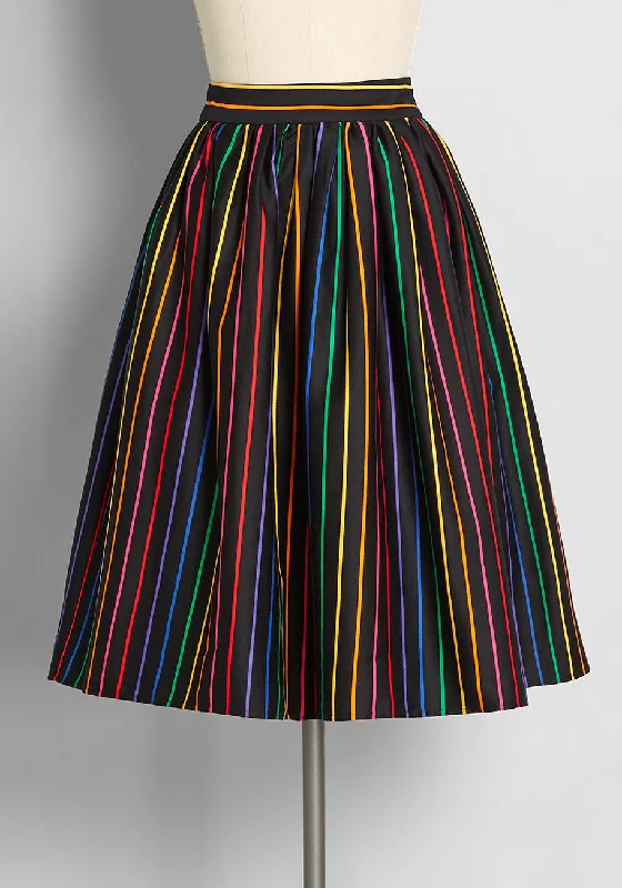 Rainbow Embraces Swing Skirt