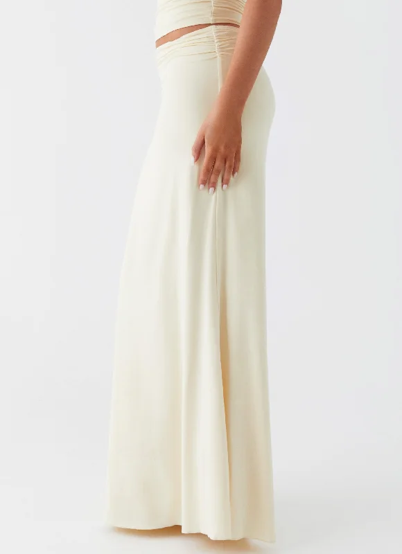 Rayne Maxi Skirt - Yellow