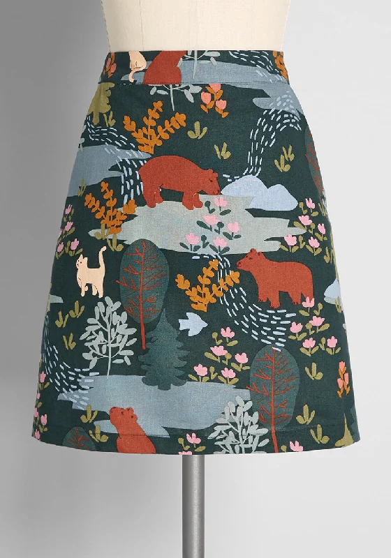 Woodland Wonder And Whimsy Mini Skirt